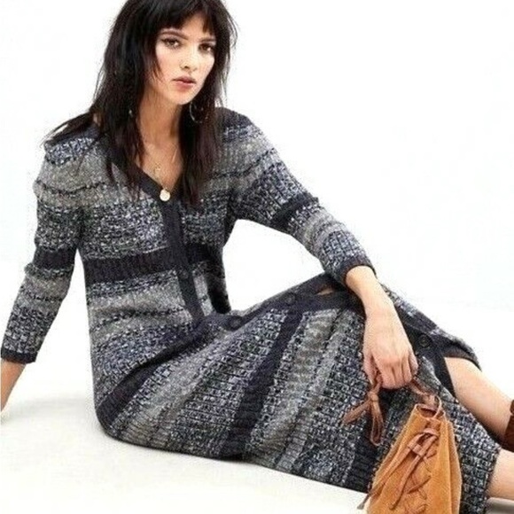 NWT Free People Cozy Cardigan Maxi Dress - Picture 3 of 12